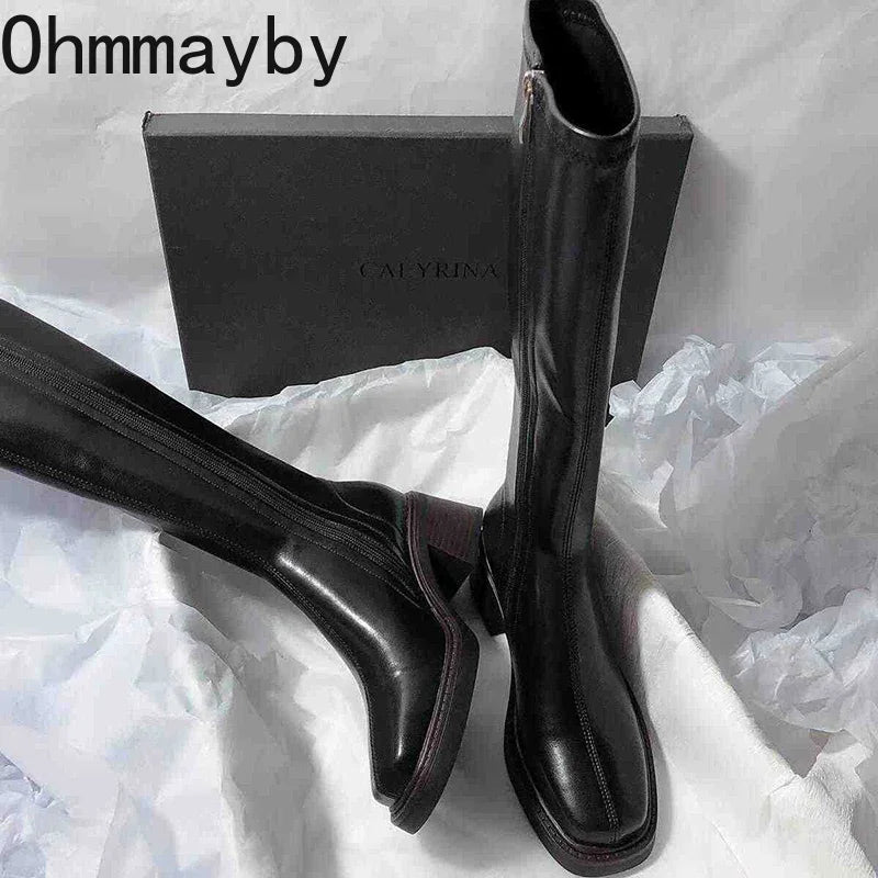 Stylowe Buty na Grubym Obcasie