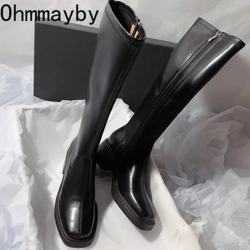Stylowe Buty na Grubym Obcasie