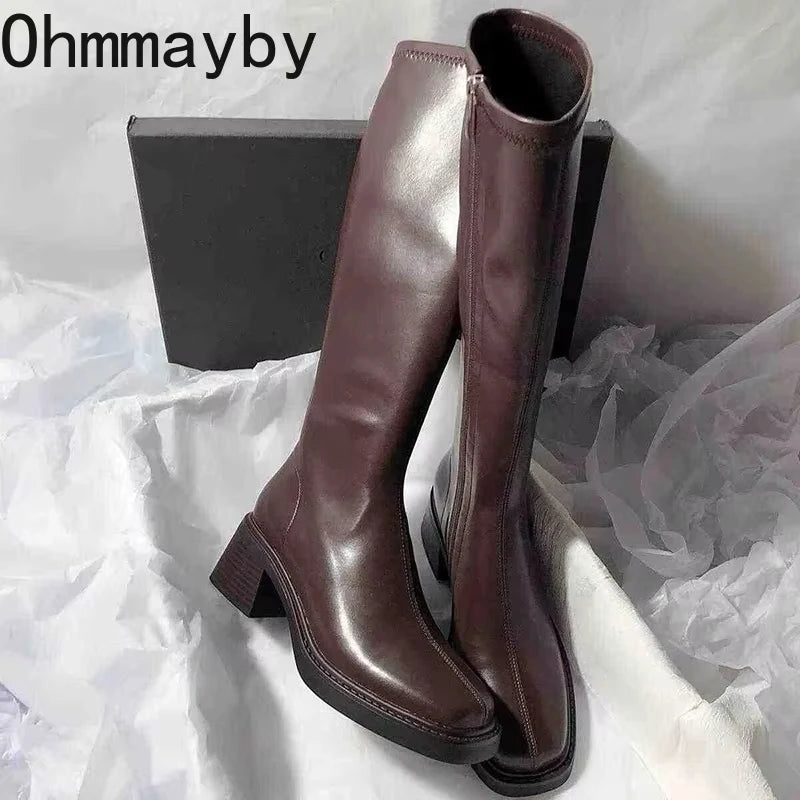 Stylowe Buty na Grubym Obcasie