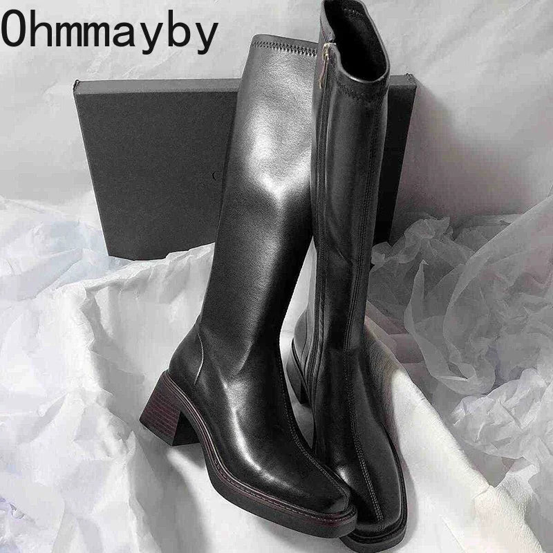 Stylowe Buty na Grubym Obcasie